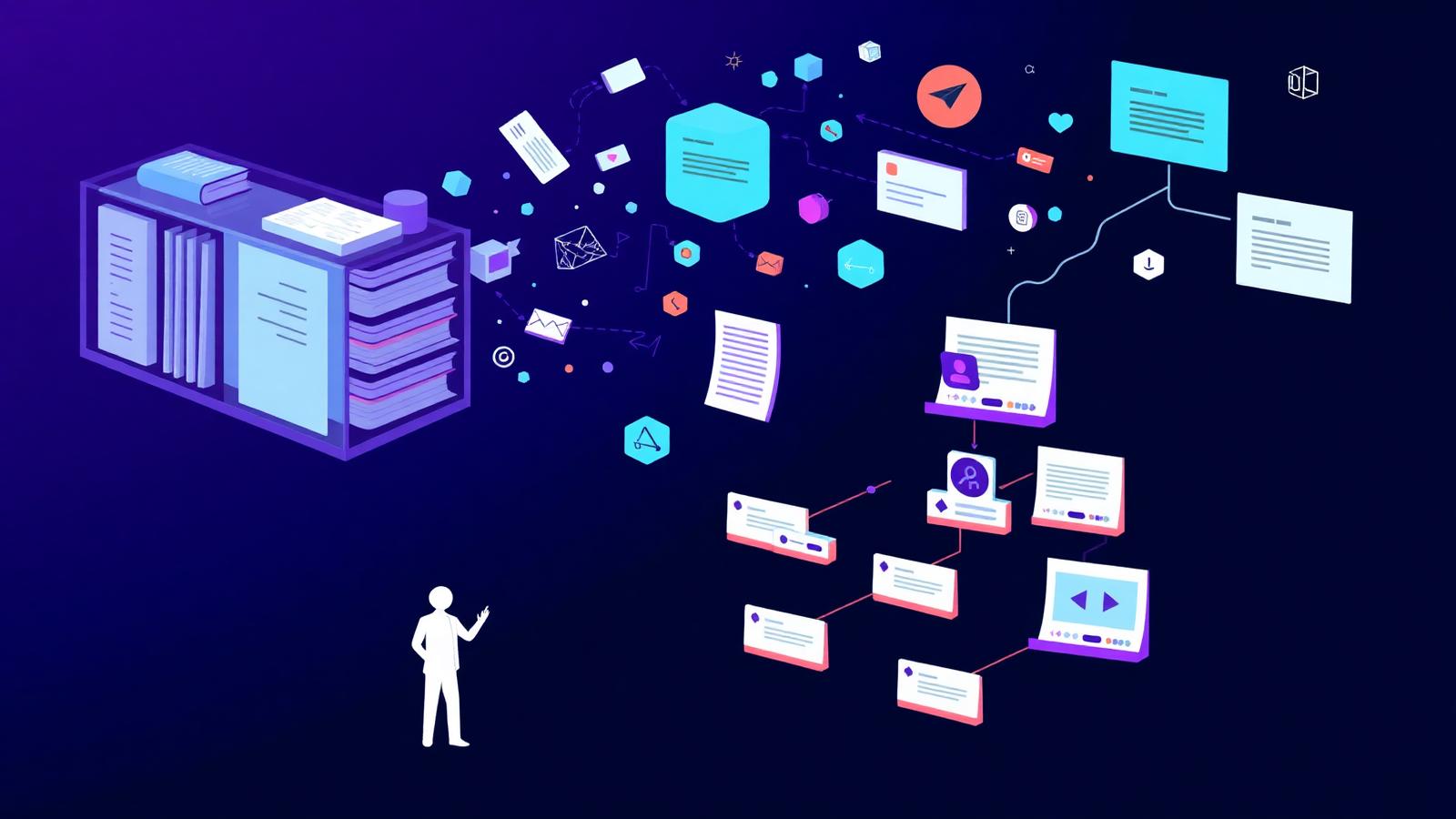 Organizational knowledge becoming structured learning pathways