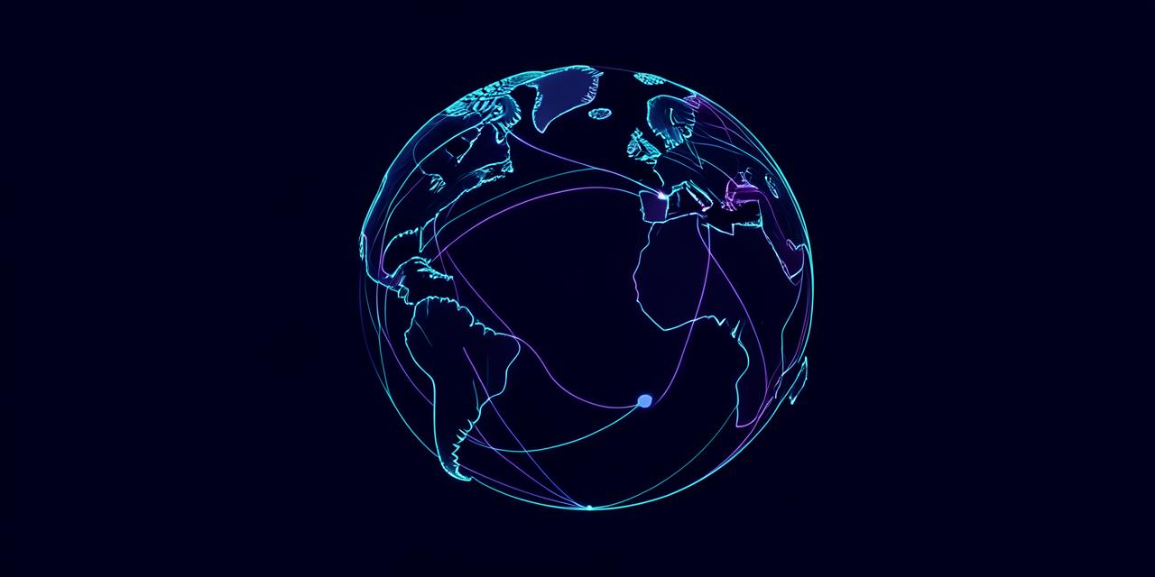 A globe of connected languages representing a multilingual website strategy